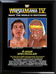 WWE Wrestlemania 4 (1988) PPV