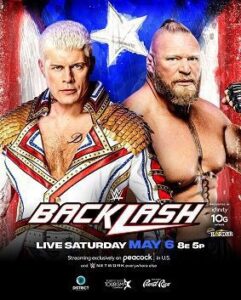 WWE Backlash 2023 PPV Live 5/6/23 May 6th 2023
