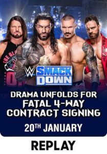 WWE Smackdown Live 1/19/24 January 19th 2024