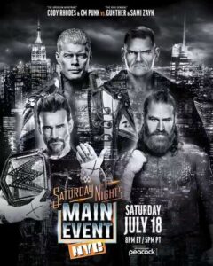 WWE Saturday Night’s Main Event PPV Live 7/18/26 July 18th 2026