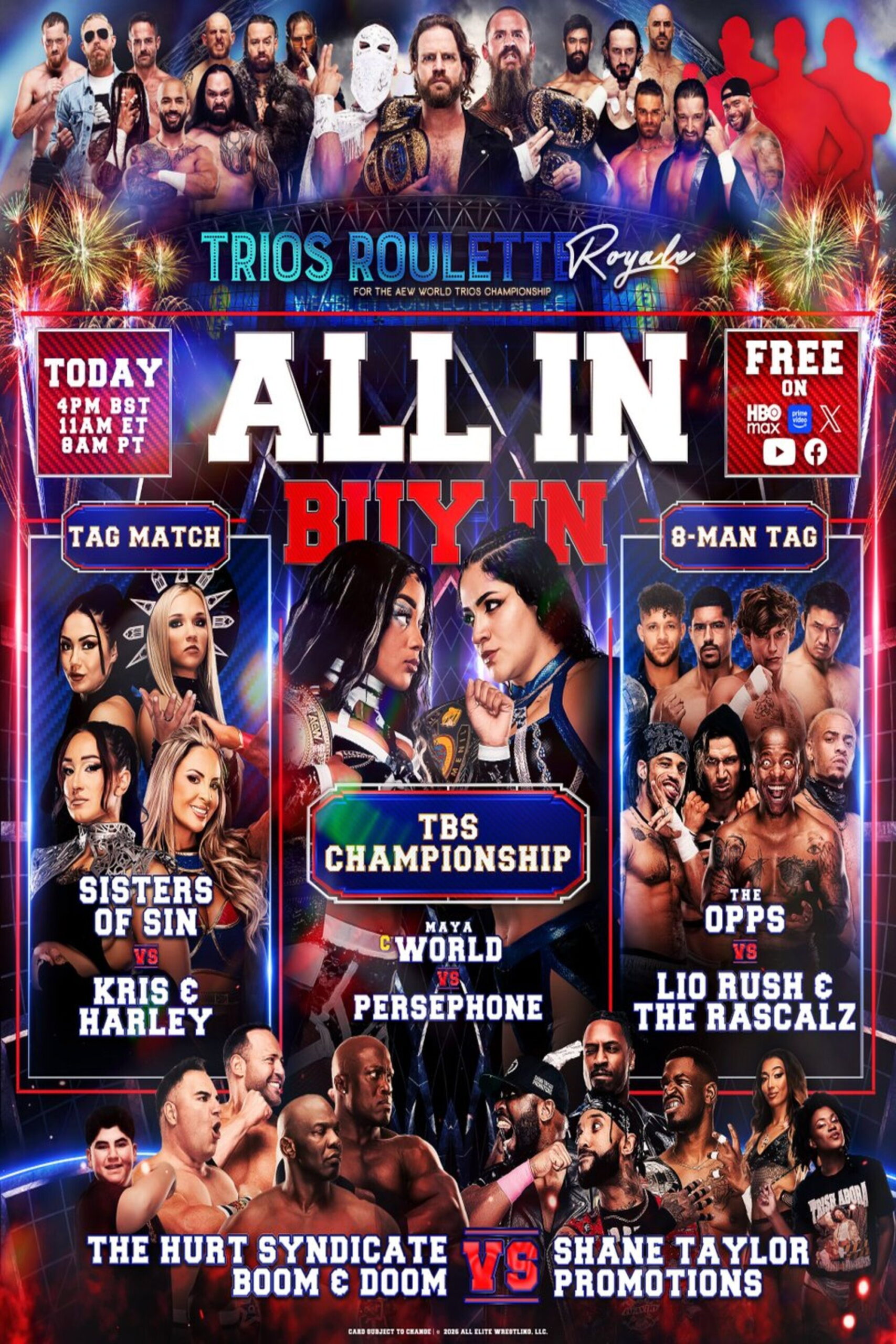 Watch AEW All In London 2026 Full Show Online Free Download